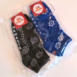 Saucey Socks with rubber non-slip guards on bottom